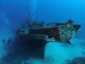   Wreck Stella Maru off Trou aux Biches North West Mauritius. Ground around 26 meters 85 feets. Mauritius feets  